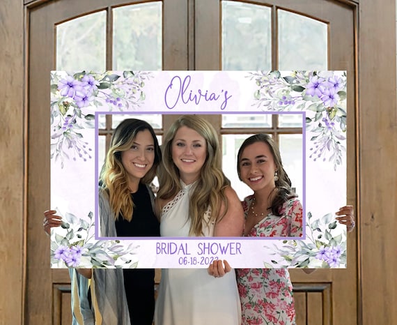 Birthday Party Photo Prop Frame Printable Template, Animal Print Photo ...